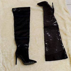 Thigh high boots